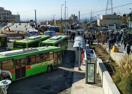 پرداخت عیدی به رانندگان اتوبوسرانی خرم‌آباد
