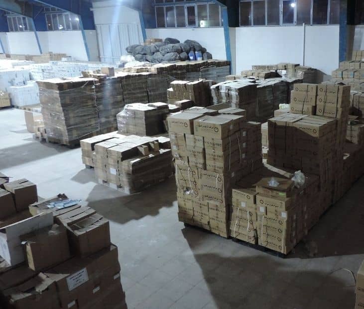 توقیف  محموله لوازم خانگی قاچاق در کوهدشت