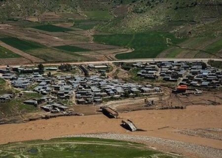 خسارت سیل به تاسیسات آب شرب هفت روستای لرستان