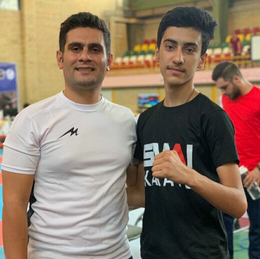 قهرمانی کاکی ودعوت به تیم ملی کاراته نوجوانان جمهوری اسلامی ایران