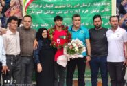 مراسم استقبال از امیر رضا تیموری عضو تیم ملی فوتبال جوانان ایران