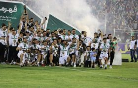 گزارش تصویری جشن قهرمانی خیبر در لیگ دسته اول با حضور رئیس فدراسیون فوتبال