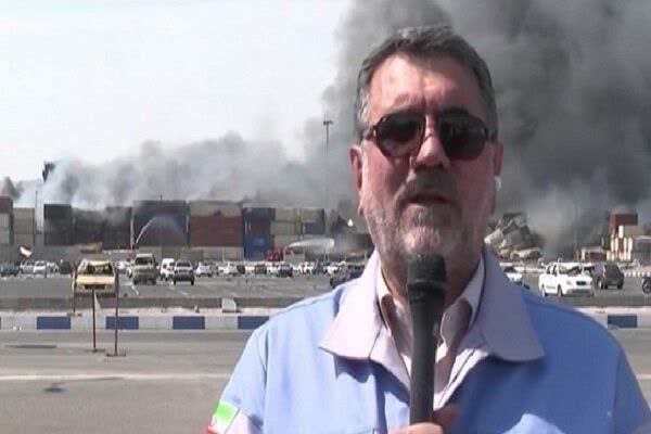 آتش‌سوزی در بندر شهید رجایی امشب مهار می‌شود