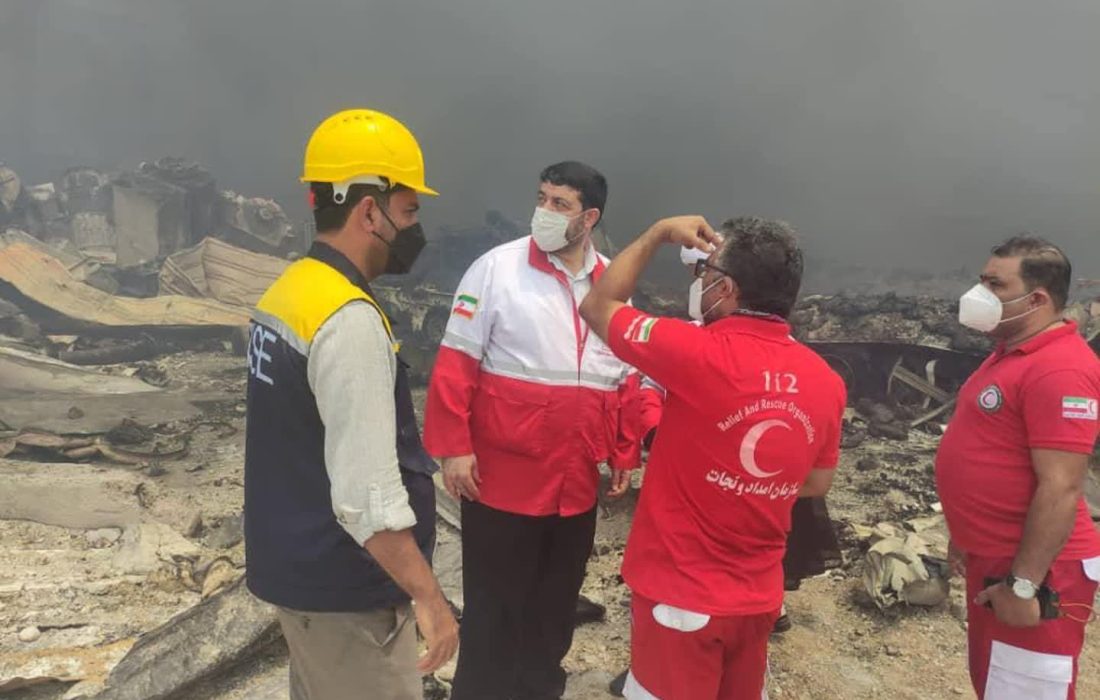 روایتی از مدیریت خستگی‌ناپذیر رئیس هلال احمر در فاجعه بندر شهید رجایی