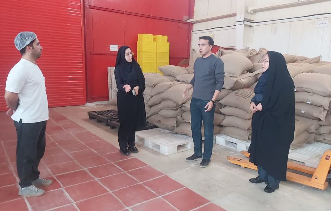 بازدید از واحد فرآوری قهوه در شهرک صنعتی شماره دو شهرستان خرم آباد