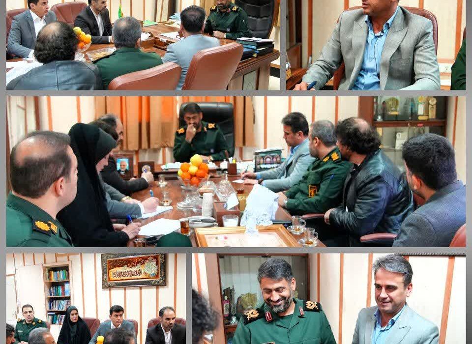 دیدار مدیرکل ورزش و جوانان استان با هیئت رئیسه سپاه لرستان به مناسبت هفته بسیج